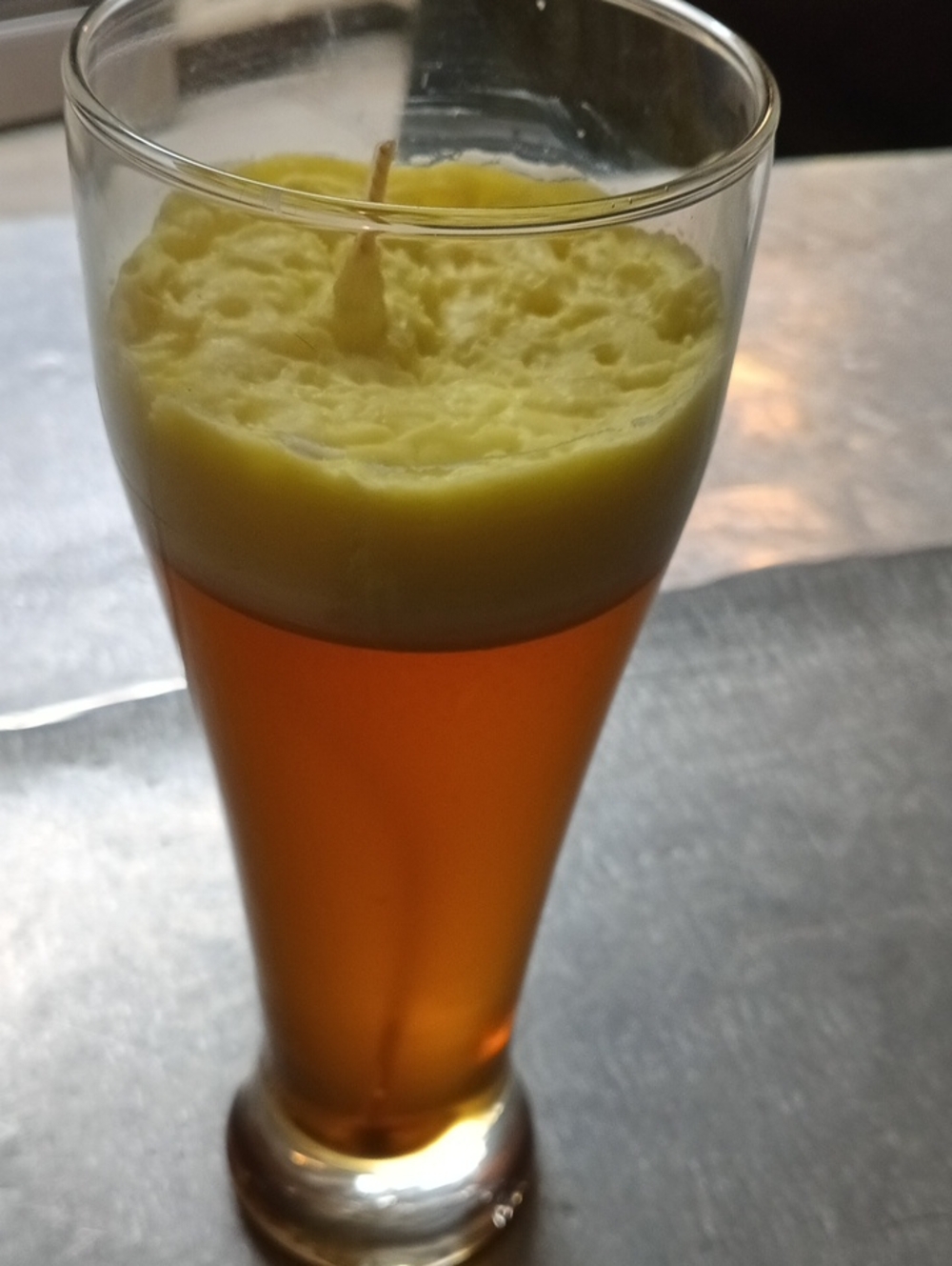 Pilsner Beer Glass Candle